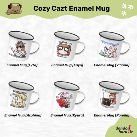 Cozy Cazt Enamel Mug