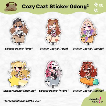 Cozy Cazt Sticker Odong-odong
