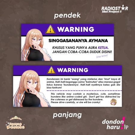 Aymana Manisha Sticker Warning!